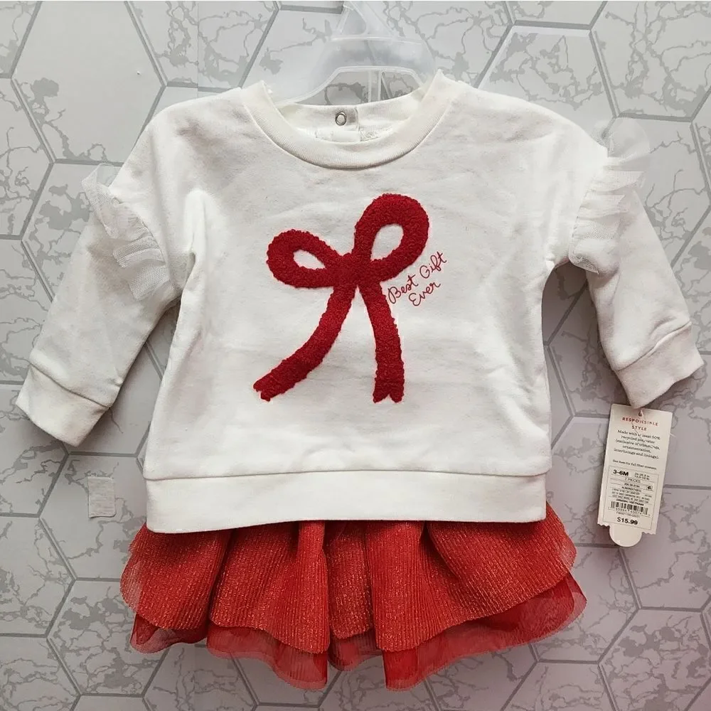Nwt Baby Girl 3 months Valentine's Day Bundle